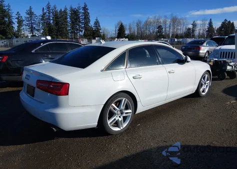 2014 Audi A6 2.0T Premium from USA, damaged, VIN WAUGFAFC3EN080504